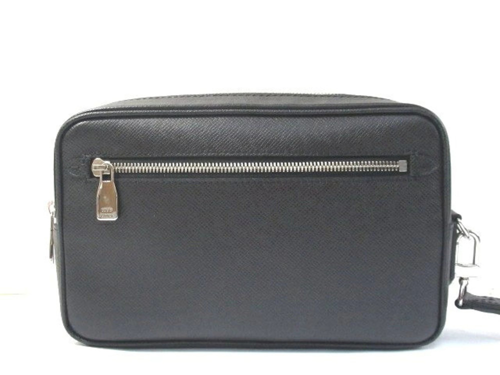 LOUIS VUITTON Taiga Pochette Kasai Shoulder Bag Ardoise